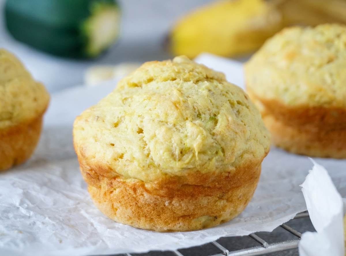 Zucchini-Bananen-Muffins ohne Zucker auch für das Baby